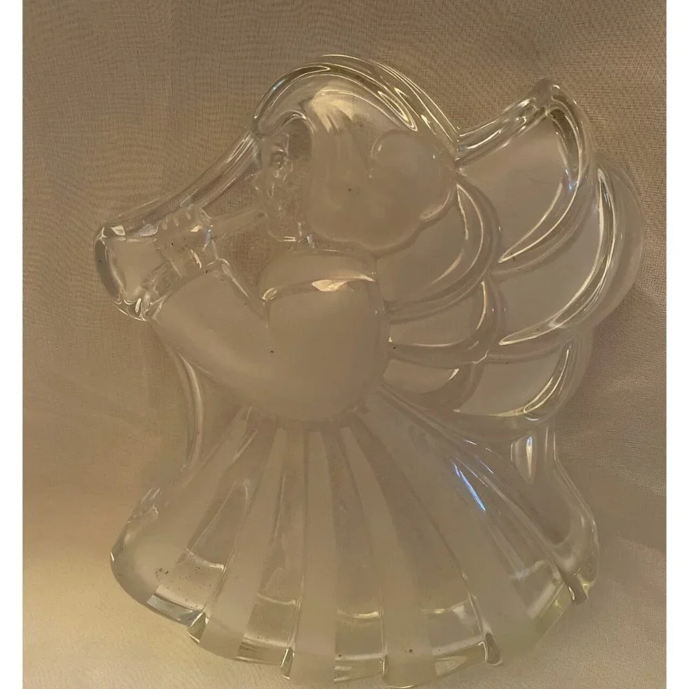 VTG 80s 90s Mikasa‎ Christmas Angel Trinket Candy Dish 7.5